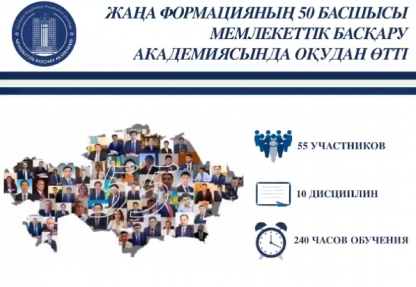 В Казахстане 50 госслужащих высшего звена стали руководителями новой формации