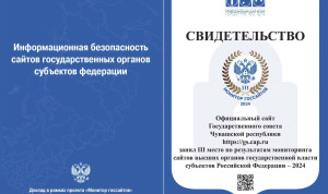 Чувашия лидирует в сфере информбезопасности сайтов среди госорганов