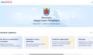 На портале Госуслуги появился раздел с цифровыми сервисами Санкт-Петербурга
