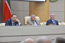 Глава Татарстана принял участие в&nbsp;защите проектов участников Кадрового резерва Раиса республики
