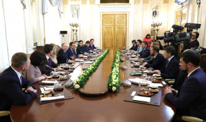 Владимир Путин встретился с «Лидерами России»